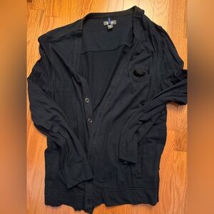 Kenneth Coles Mens Striped Cardigan